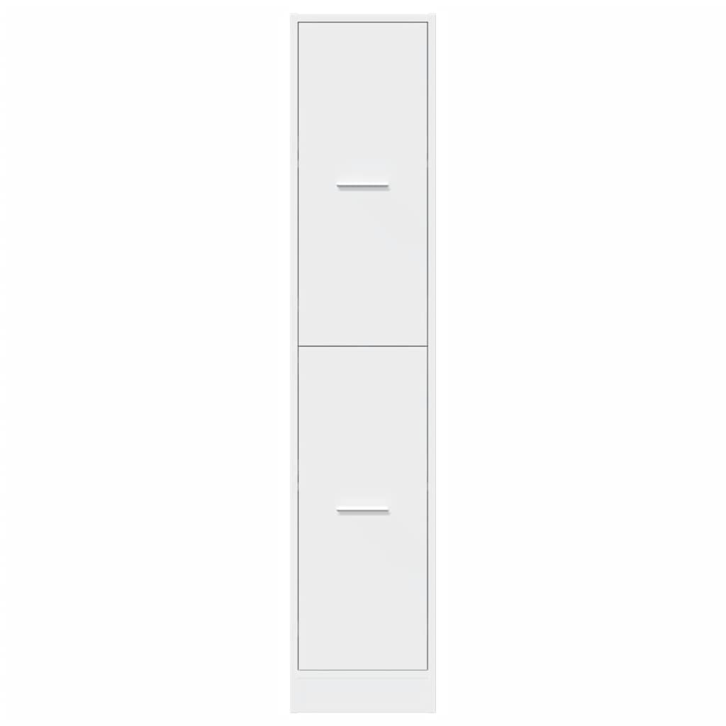 vidaXL Apothecary Cabinet White 30x41x144,5 cm Engineered Wood 5