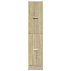 vidaXL Apothecary Cabinet Sonoma Oak 30x41x144,5 cm Engineered Wood 5