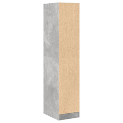 vidaXL Apothecary Cabinet Concrete Grey 30x41x144,5 cm Engineered Wood 6