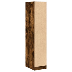 vidaXL Apothecary Cabinet Smoked Oak 30x41x144,5 cm Engineered Wood 6