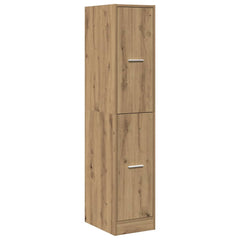 vidaXL Apothecary Cabinet Artisian Oak 30x41x144,5 cm Engineered Wood 4