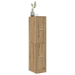 vidaXL Apothecary Cabinet Artisian Oak 30x41x144,5 cm Engineered Wood 3