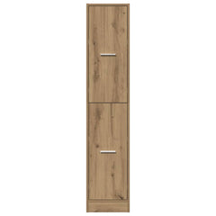 vidaXL Apothecary Cabinet Artisian Oak 30x41x144,5 cm Engineered Wood 6