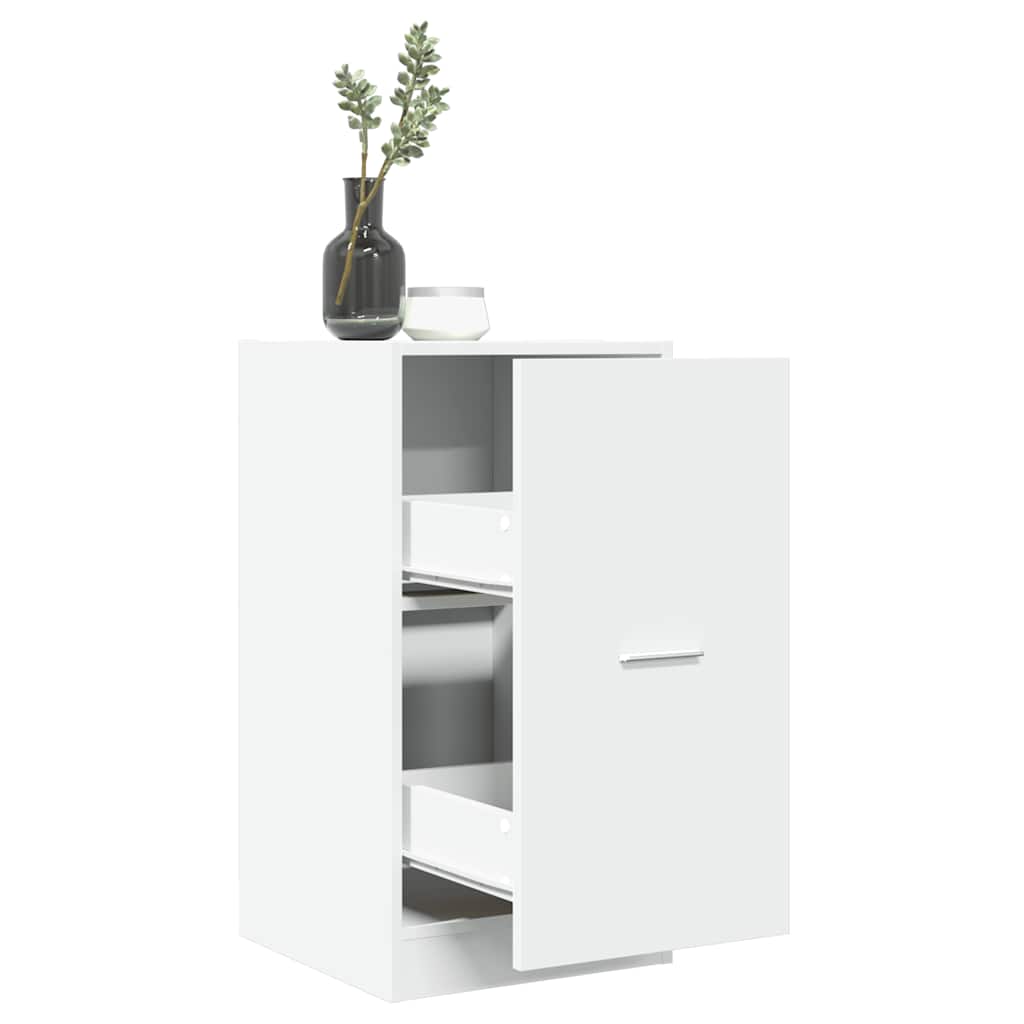 vidaXL Apothecary Cabinet White 40x41x77,5 cm Engineered Wood 1