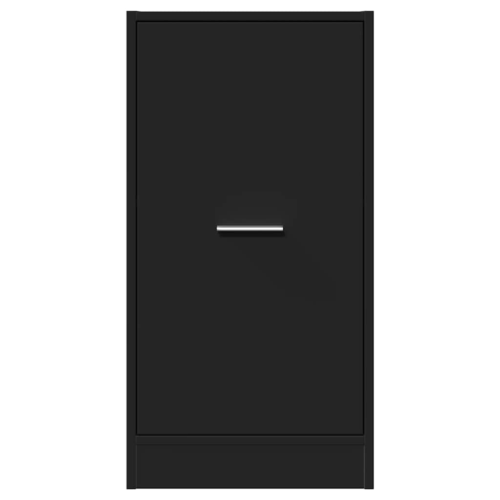 vidaXL Apothecary Cabinet Black 40x41x77,5 cm Engineered Wood 5