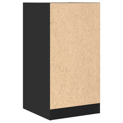 vidaXL Apothecary Cabinet Black 40x41x77,5 cm Engineered Wood 6