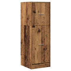 vidaXL Apothecary Cabinet Old Wood 40x41x118 cm Engineered Wood 4