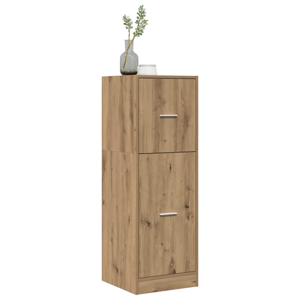vidaXL Apothecary Cabinet Artisian Oak 40x41x118 cm Engineered Wood 4