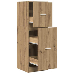 vidaXL Apothecary Cabinet Artisian Oak 40x41x118 cm Engineered Wood 5