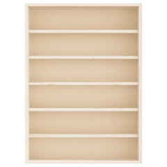 vidaXL Wooden Collector's Display Case with 6 Shelves 40x8.5x55cm 4