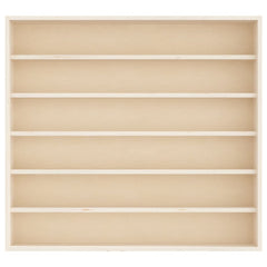 vidaXL Wooden Collector's Display Case with 6 Shelves 60x8,5x55cm 4