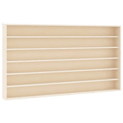 vidaXL Wooden Collector's Display Case with 6 Shelves 100x9x55 cm 2