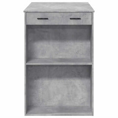 vidaXL Bar Table Concrete Grey 102x70x103.5 cm Engineered Wood 6