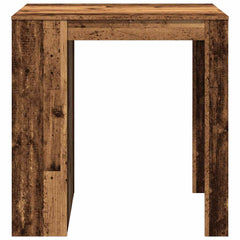 vidaXL Bar Table Old Wood 102x70x103.5 cm Engineered Wood 5