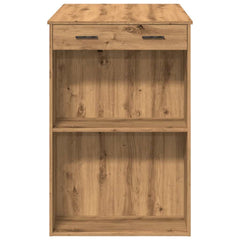 vidaXL Bar Table Artisian Oak 102x70x103.5 cm Engineered Wood 6