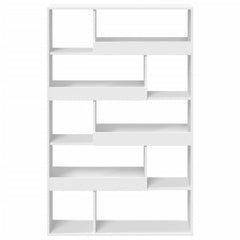 Bookcase 100x33x156.5 cm Engineered Wood White