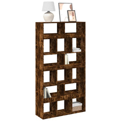 Bookcase 100x33x187.5 cm Engineered Wood Smoked oak