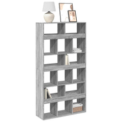 Bookcase 100x33x187.5 cm Engineered Wood Grey sonoma