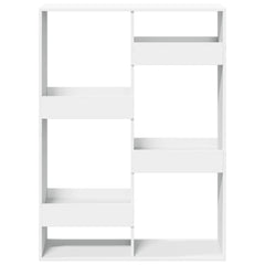 vidaXL Bookcase White 100x33x135 cm Engineered Wood 4