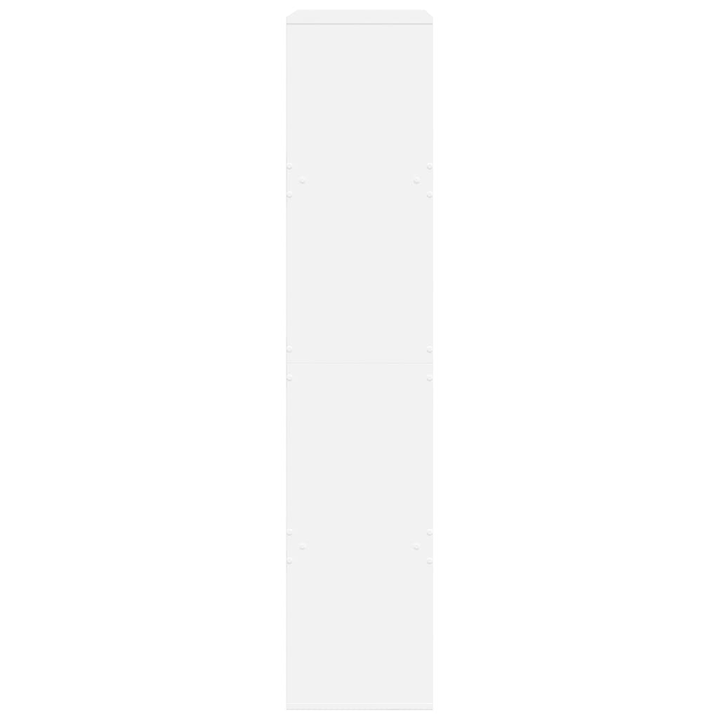Bookcase 100x33x155.5 cm Engineered Wood White