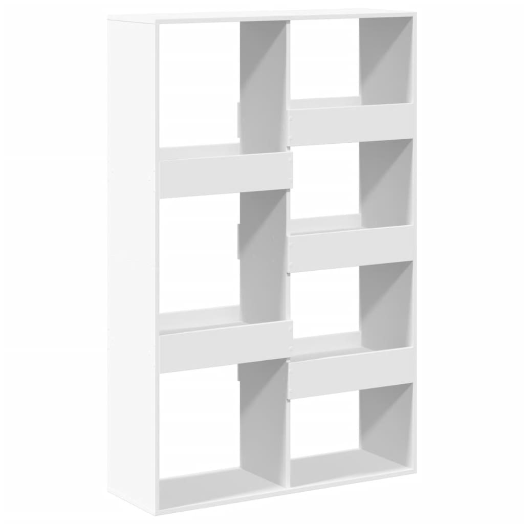 Bookcase 100x33x155.5 cm Engineered Wood White