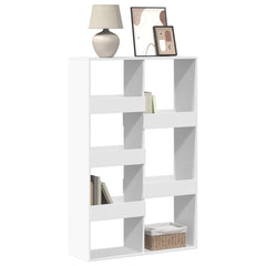 Bookcase 100x33x155.5 cm Engineered Wood White