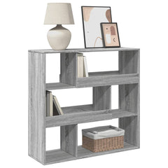 vidaXL Room Divider Grey Sonoma 100x33x94.5 cm Engineered Wood 3