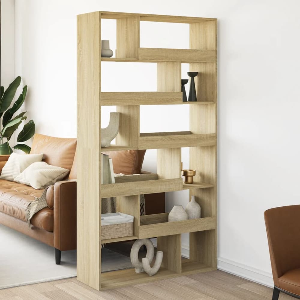 Room Divider 100x33x187.5 cm Engineered Wood Sonoma oak
