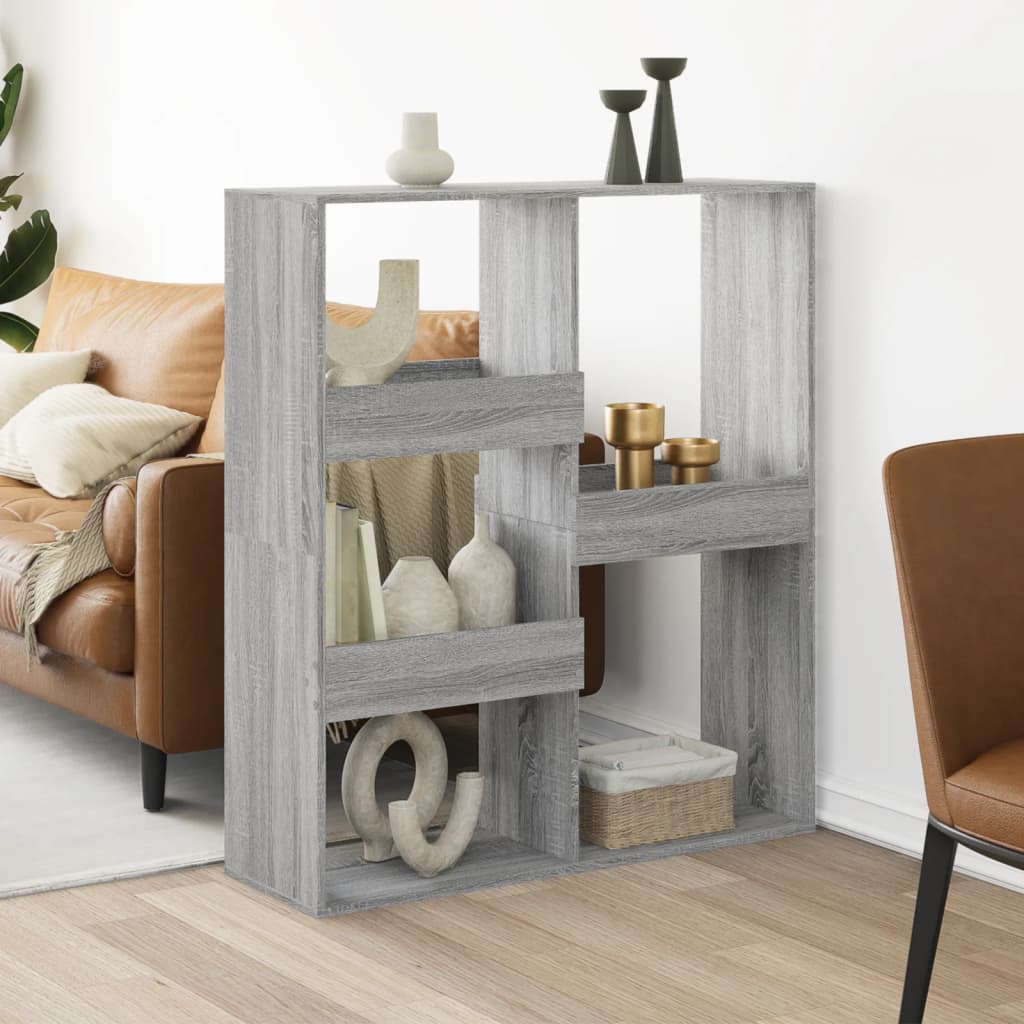 Room Divider 100x33x115 cm Engineered Wood Grey sonoma