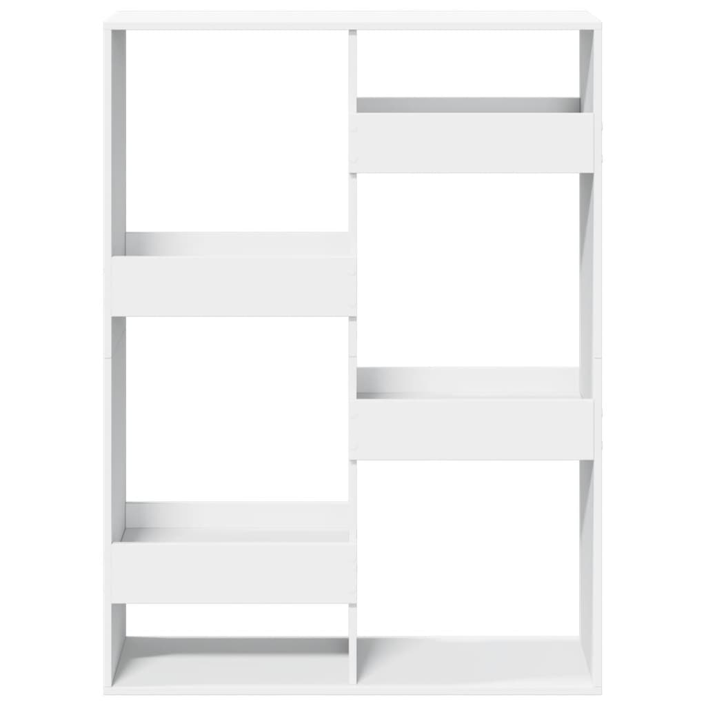 vidaXL Room Divider White 100x33x135 cm Engineered Wood 4
