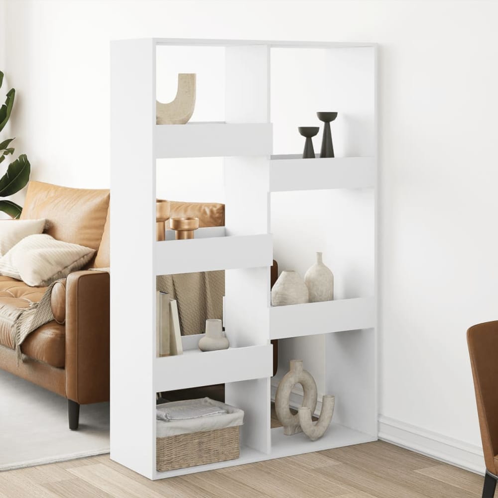 Room Divider 100x33x155.5 cm Engineered Wood White