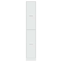 Apothecary Cabinet White Engineered Wood, image 5