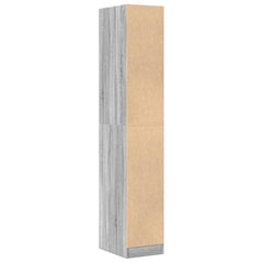 vidaXL Apothecary Cabinet Grey Sonoma 30x41x174,5 cm Engineered Wood 6
