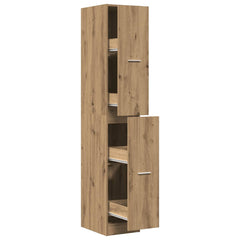 vidaXL Apothecary Cabinet Artisian Oak 30x41x174,5 cm Engineered Wood 2