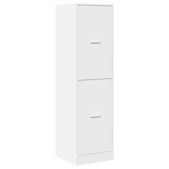 Apothecary Cabinet White Engineered Wood, image 4