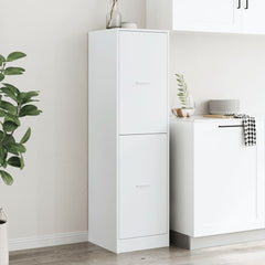 Apothecary Cabinet White Engineered Wood, image 3