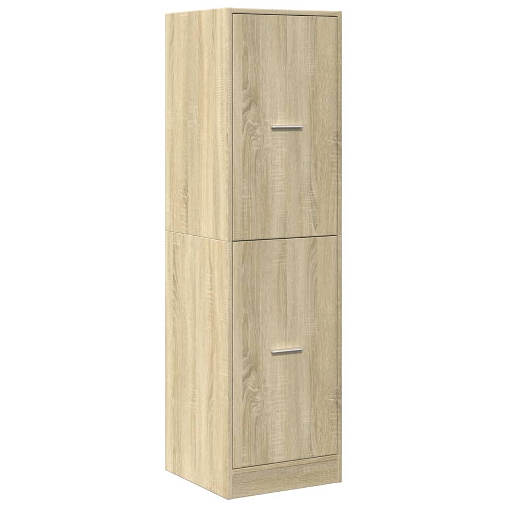 vidaXL Apothecary Cabinet Sonoma Oak 40x41x144,5 cm Engineered Wood 4