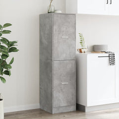 vidaXL Apothecary Cabinet Concrete Grey 40x41x144,5 cm Engineered Wood 3