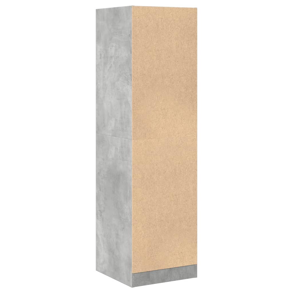 vidaXL Apothecary Cabinet Concrete Grey 40x41x144,5 cm Engineered Wood 6