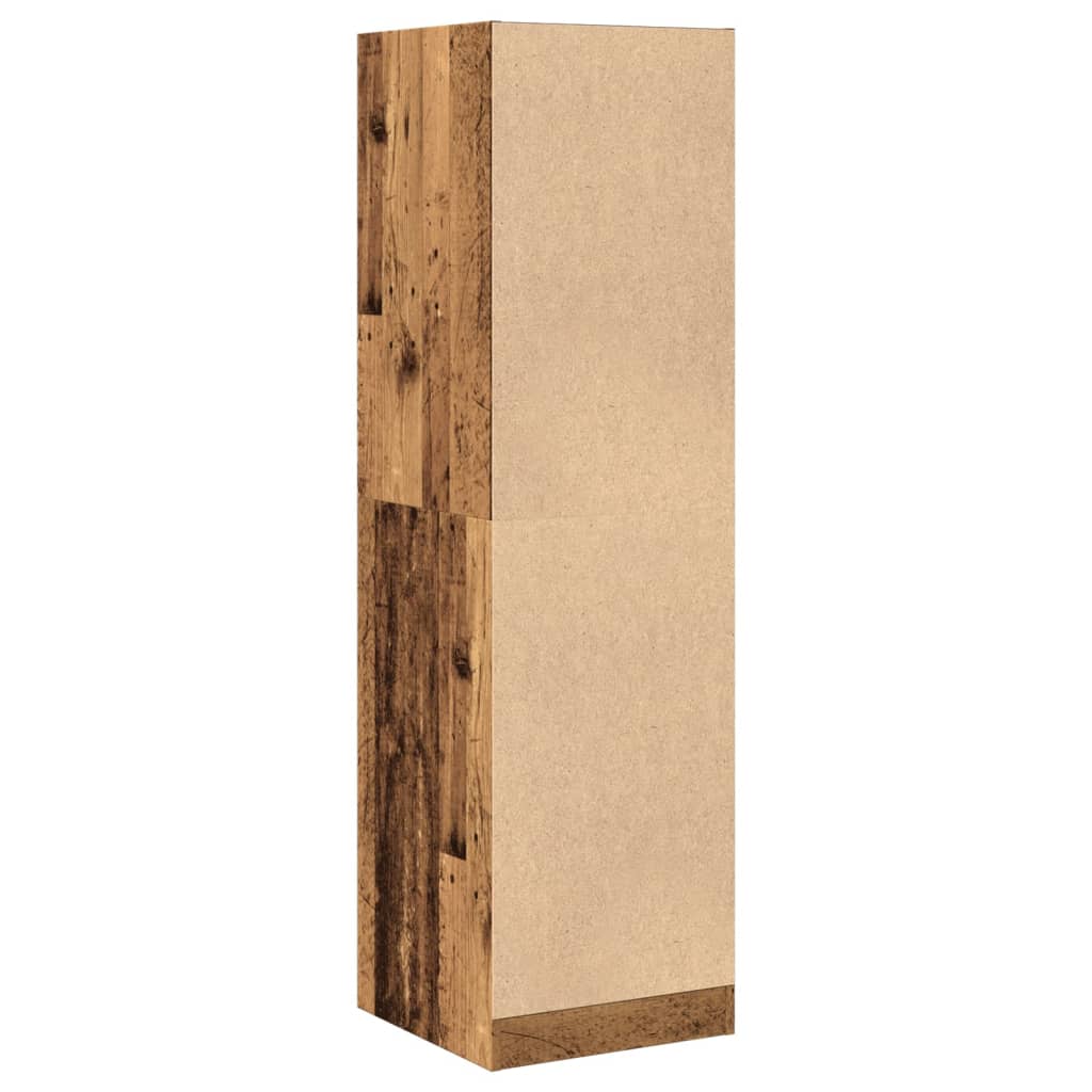 vidaXL Apothecary Cabinet Old Wood 40x41x144,5 cm Engineered Wood 6