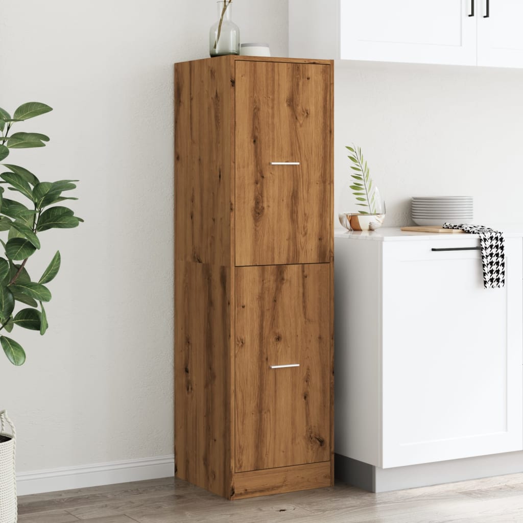 vidaXL Apothecary Cabinet Artisian Oak 40x41x144,5 cm Engineered Wood 3