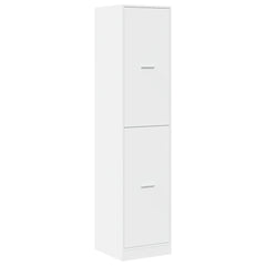 Apothecary Cabinet White Engineered Wood, image 4