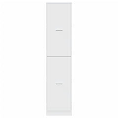 Apothecary Cabinet White Engineered Wood, image 5