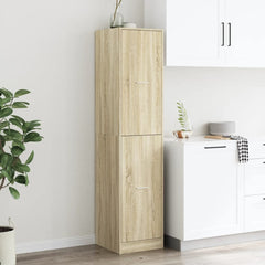 vidaXL Apothecary Cabinet Sonoma Oak 40x41x174,5 cm Engineered Wood 3