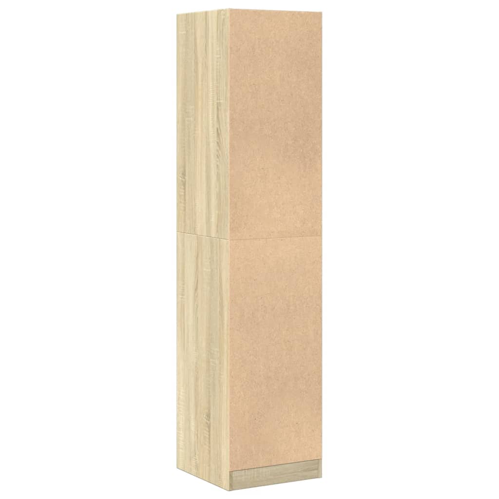 vidaXL Apothecary Cabinet Sonoma Oak 40x41x174,5 cm Engineered Wood 6