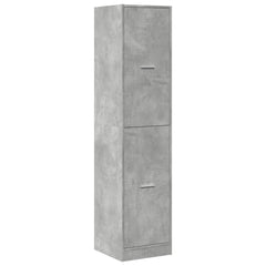 vidaXL Apothecary Cabinet Concrete Grey 40x41x174,5 cm Engineered Wood 4