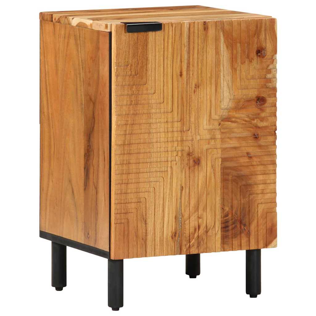 Bathroom Cabinet Natural Solid acacia wood