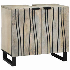Bathroom Furniture Engineered Wood Walnut brown