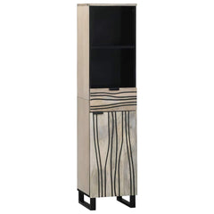 Bathroom Furniture Engineered Wood Walnut brown