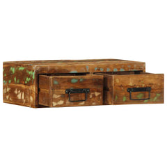 vidaXL Wall-mounted TV Cabinet 60x30x19 cm Solid Wood Reclaimed 2